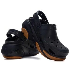 Black and Brown Clogs